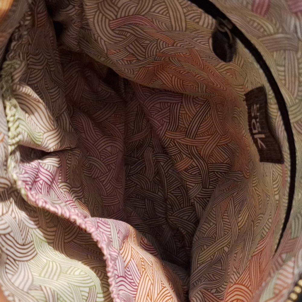 Hand Paint Breast Cancer Awarwneas Shoulder Bag - Picture 9 of 10